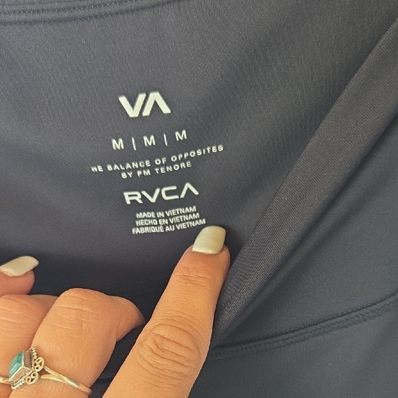 RVCA Black Active Leggings - Picture 2 of 5